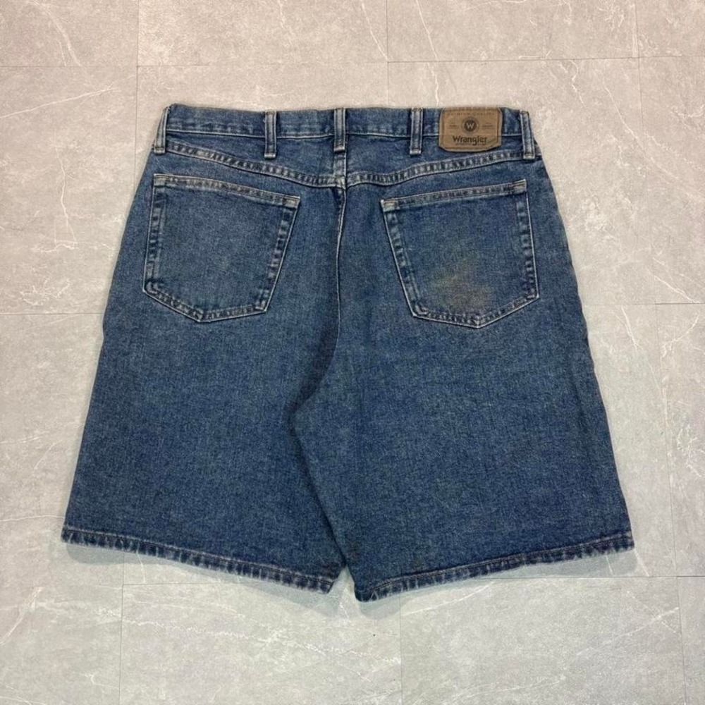 Wrangler Blue denim shorts with a relaxed fit #denim #summer